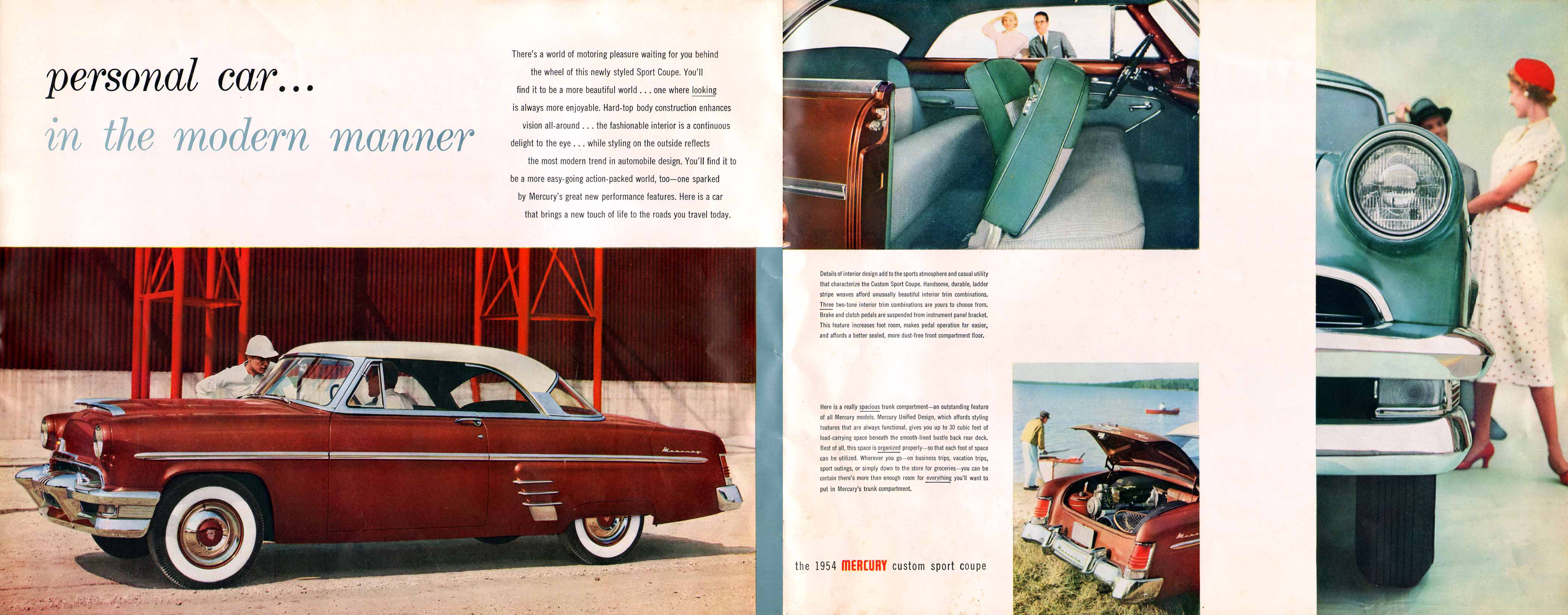 1954 Mercury Brochure Page 10